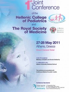 1st Joint Conference of the Hellenic College of Pediatrics and The Royal Society of Medicine